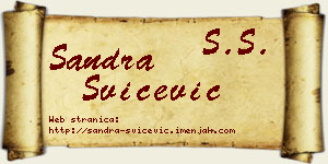 Sandra Svičević vizit kartica